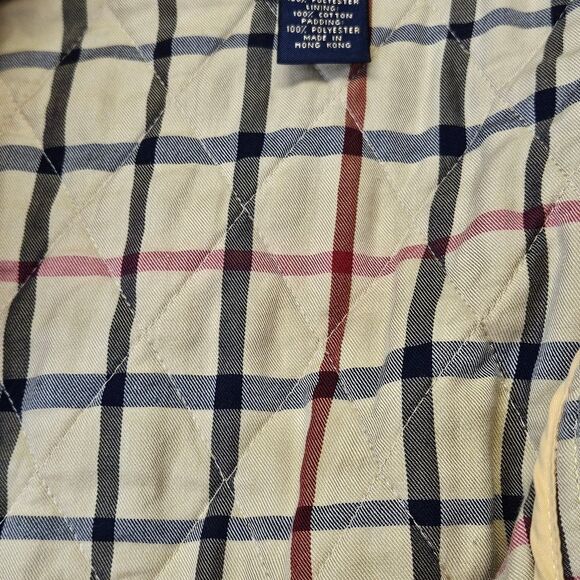 Vintage Brooks Brothers Quilted Yellow & Corduroy Front Zip Plaid Lined Vest - Picture 8 of 11